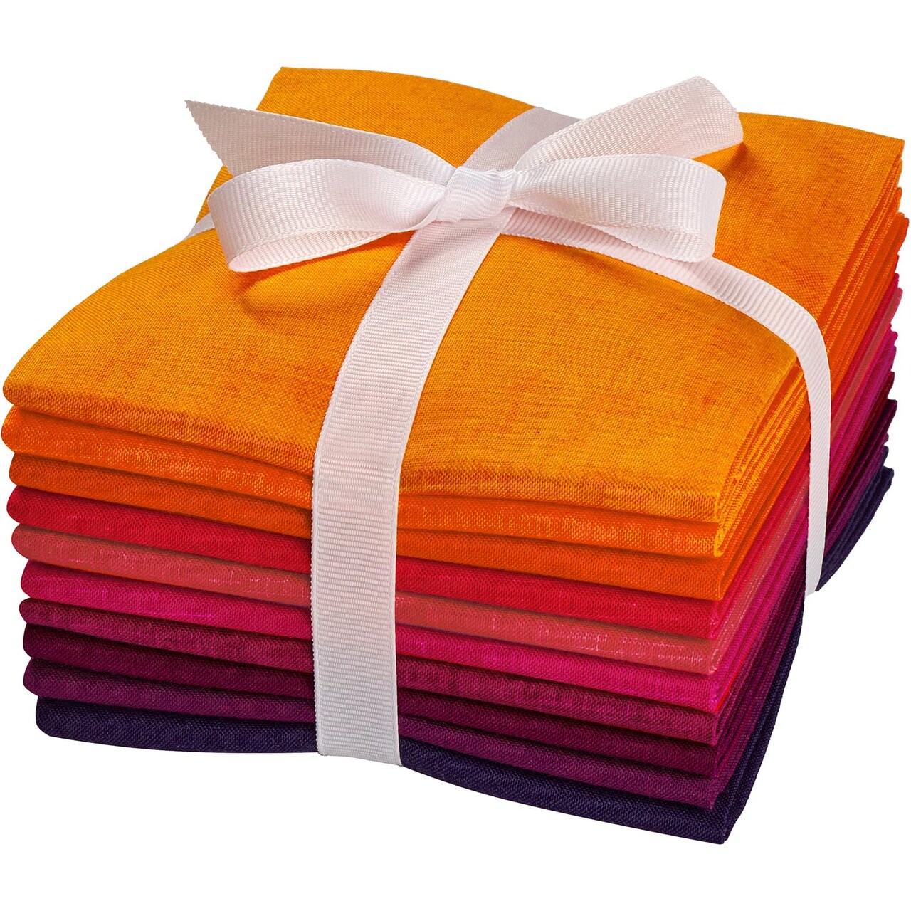 11 Options Solids with Tweed Tonals - Assorted Color Cotton Quilting Fabric Bundles 10pcs Fat Quarters 18"x21" - Medium Weight 5.2oz - for Quilting, Sewing and Crafts - Different Reds